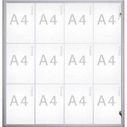 Maul Schaukasten Extraslim alu 12x DIN A4