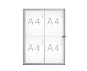 Maul Schaukasten Extraslim alu 4x DIN A4