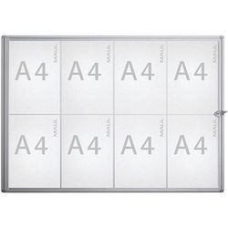 Maul Schaukasten Extraslim alu 8x DIN A4