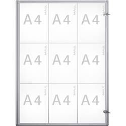 Maul Schaukasten Extraslim alu 9x DIN A4