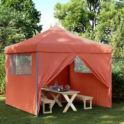 vidaXL Partyzelt Faltbar Pop-Up mit 4 Seitenteilen 410 x 279 x 315 cm (4005023)