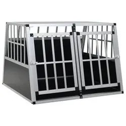 vidaXL Hundetransportbox mit Doppeltür 89 x 69 x 50 cm (170667)