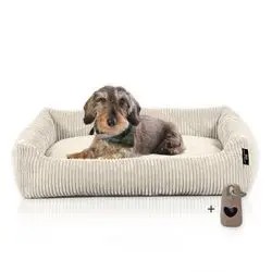 Rohrschneider Hundebett Cordstoff 55 x 42 cm