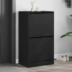 vidaXL Schuhschrank Schwarz 60 x 42 x 108 cm (3214386) vidaXL Schuhschrank Schwarz 60 x 42 x 108 cm (3214386)