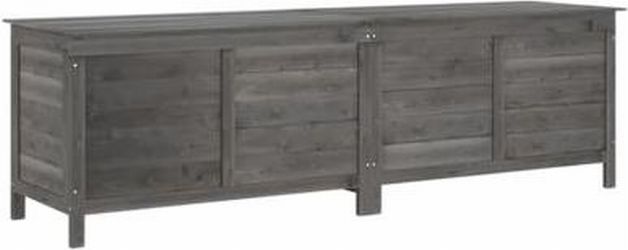 vidaXL Gartentruhe Massivholz Tanne 198,5 x 50 x 56,5 cm (364762)