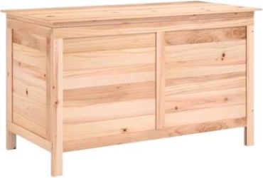 vidaXL Gartentruhe Massivholz Tanne 99 x 50 x 56,5 cm