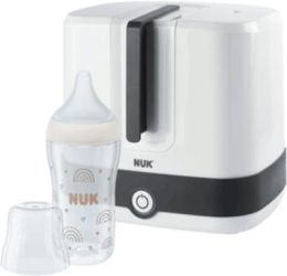 NUK Vario Express Dampf-Sterilisator inkl. Perfect Match Babyflasche NUK Vario Express Dampf-Sterilisator inkl. Perfect Match Babyflasche
