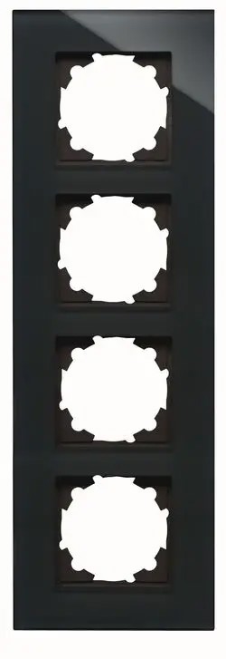 Kopp Glas-Abdeckrahmen 4-fach (406605001)