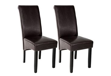 tectake Esszimmerstuhl 2er Set 44 x 63 x 106 cm