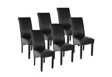 tectake Esszimmerstuhl 6er Set 44 x 63 x 106 cm