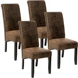 tectake Esszimmerstuhl 4er Set 44 x 63 x 106 cm tectake Esszimmerstuhl 4er Set 44 x 63 x 106 cm