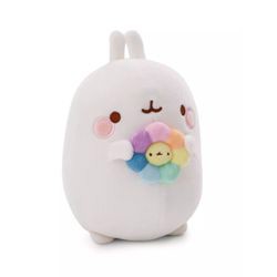 Nici Molang mit Regenbogenblume Kuscheltier 24 cm