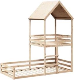 vidaXL Etagenbett mit Dach 90 x 200 cm (3282390) vidaXL Etagenbett mit Dach 90 x 200 cm (3282390)