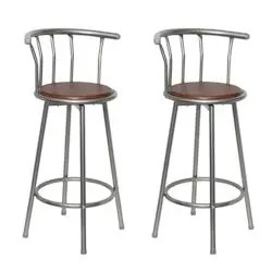 vidaXL Barhocker 2 Stk. Braun (60560)