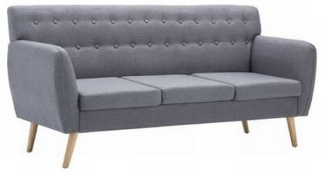vidaXL 3-Sitzer-Sofa Stoff 172x70x82 cm (247129) vidaXL 3-Sitzer-Sofa Stoff 172x70x82 cm (247129)