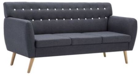 vidaXL 3-Sitzer-Sofa Stoff 172x70x82 cm (247125) vidaXL 3-Sitzer-Sofa Stoff 172x70x82 cm (247125)