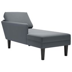 vidaXL Chaiselongue mit Kissen und Rechter Armlehne (4009808)