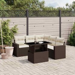 vidaXL Garten-Sofagarnitur 6-tlg. (3267273)