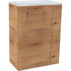 Fackelmann SBC Beckenunterschrank 45 mit Glaswaschbecken