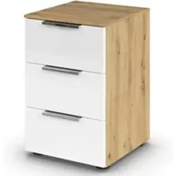 Rauch Artisan/Glasfront Nachttisch 40x61x42cm