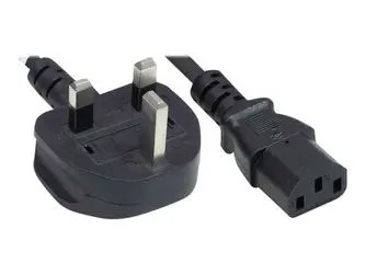 Manhattan Computer Stromkabel C13 auf UK-Stecker 1,8 m