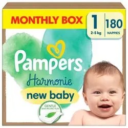 Pampers Harmonie Monatsbox Größe 1 (180 Stk.)