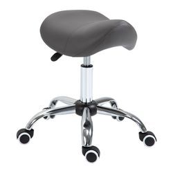 HOMCOM Rollhocker, sattelförmiger Sitz (02-0695)