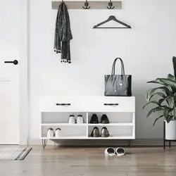 vidaXL Schuhbank Holzwerkstoff 102x35x55 cm (829732)