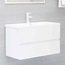 vidaXL Waschbeckenunterschrank mit Einbaubecken (3071549)