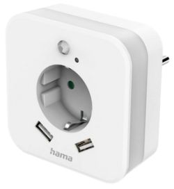 Hama LED-Nachtlicht mit Steckdose (00223498)