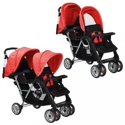 vidaXL Tandem-Kinderwagen (10111)