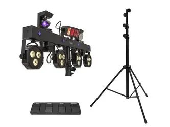 Eurolite Set LED KLS Scan Next FX Kompakt-Lichtset + Fußschalter + Stativ (20000849) Eurolite Set LED KLS Scan Next FX Kompakt-Lichtset + Fußschalter + Stativ (20000849)