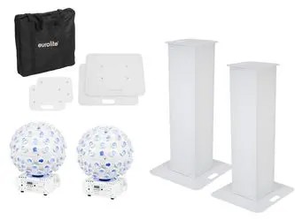 Eurolite Set 2x Stage Stand 100cm + 2x LED B-40 Strahleneffekt