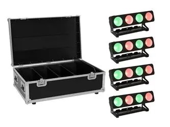 Eurolite Set 4x LED PMB-4 COB QCL 30W + Case (20000996)