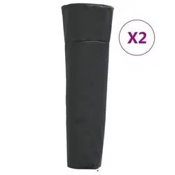 vidaXL Heizstrahler-Abdeckungen 2 Stk. 86 x 47 x 241 cm (3203401)