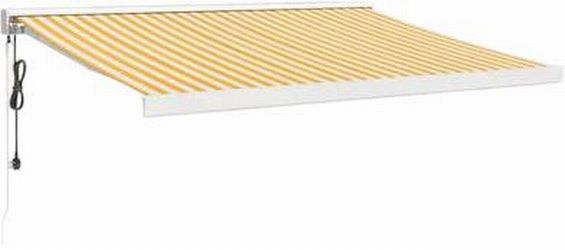 vidaXL Markise Einziehbar Stoff und Aluminium 3,5 x 2,5 m (3154582)