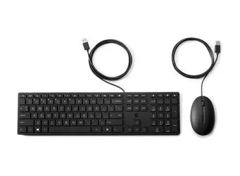 HP Wired Desktop 320MK Tastatur und Maus Set (9SR36AA#ABD)