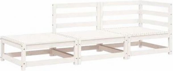 vidaXL Gartensofa mit Hocker 2-Sitzer (837971)