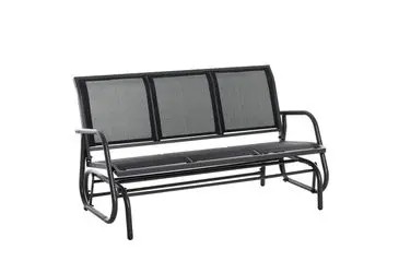 Outsunny Schaukelbank 3-Sitzer Metall
