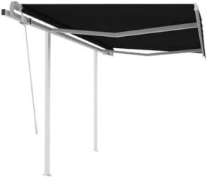 vidaXL Markise Manuell Einziehbar mit Pfosten 3 x 2,5 m (3069899)