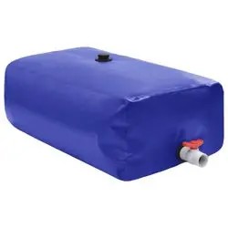 vidaXL Wassertank mit Wasserhahn Faltbar 1000 L PVC (156329)