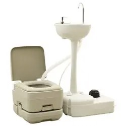 vidaXL Campingtoilette 10+10L Set (93021)