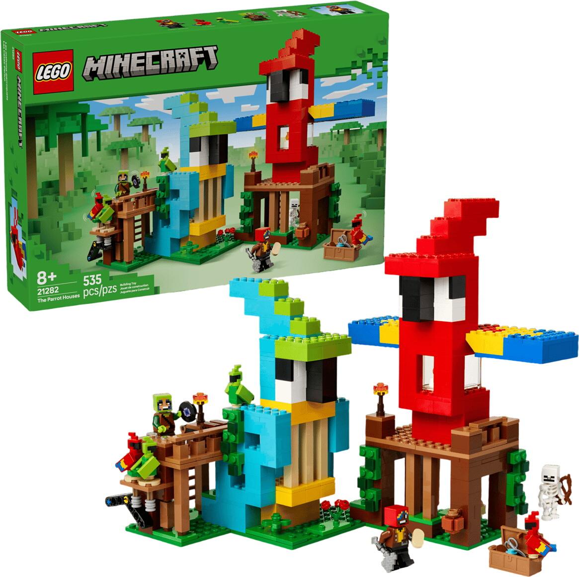 LEGO Minecraft Die Papageienhäuser (21282) LEGO Minecraft Die Papageienhäuser (21282)