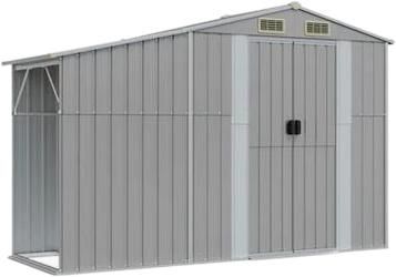 vidaXL Gerätehaus Verzinkter Stahl 277 x 93 x 179 cm (364516)
