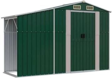 vidaXL Gerätehaus Verzinkter Stahl 277 x 93 x 179 cm (364514)