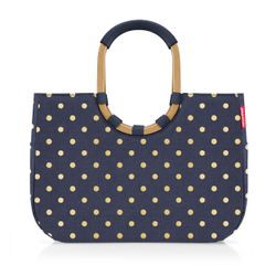 Reisenthel Loopshopper L Frame Metallic Dots Blue (OR4118)