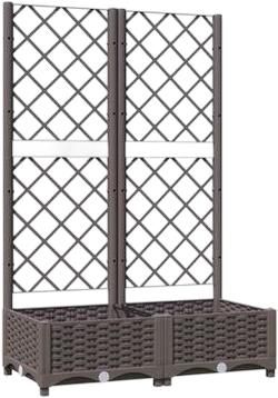vidaXL Pflanzkübel mit Rankgitter 80 x 40 x 121,5 cm (318260)