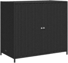 vidaXL Gartenschrank Poly Rattan 83 x 45 x 76 cm (365543) vidaXL Gartenschrank Poly Rattan 83 x 45 x 76 cm (365543)