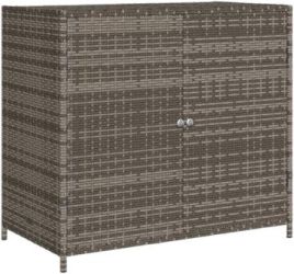 vidaXL Gartenschrank Poly Rattan 83 x 45 x 76 cm (365545)