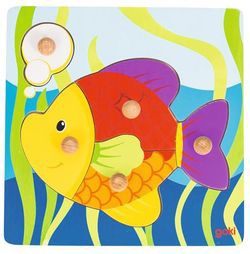 Goki Steckpuzzle Fisch (57554)